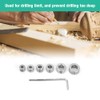 Drill Limit Ring, 6 Piece Drilling Depth Stop, 3-10mm Stainless