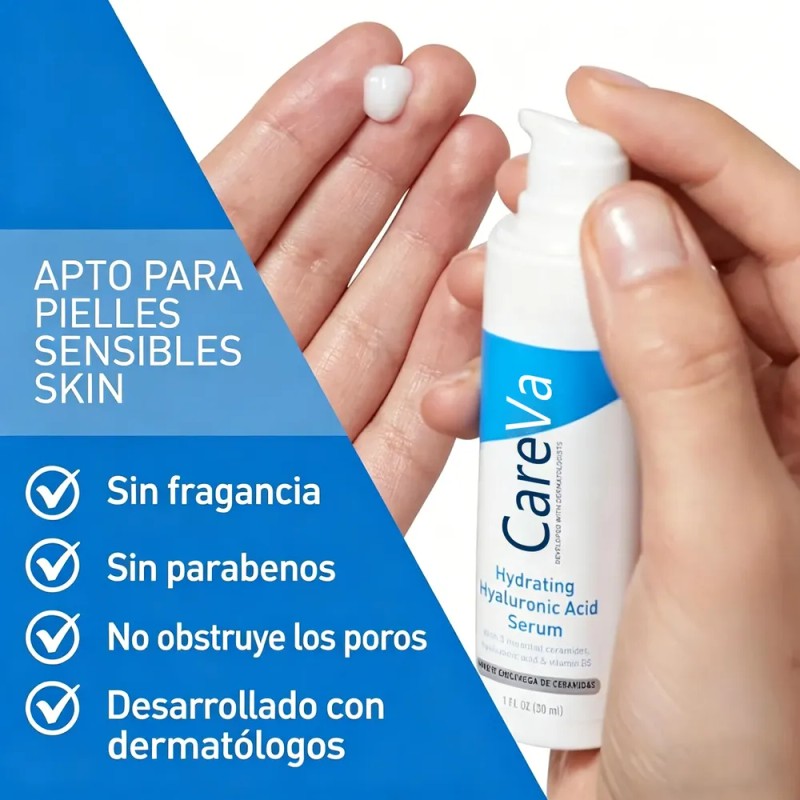 Sérum Hidratante Facial Con Ácido Hialurónico 30 Ml