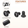 DTGN 20pcs #6-32x3/8" Button Head Socket Cap Screw Machine Carbon