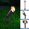 Gardencoin ABS Ground Spikes Stakes Replacement with Brass Insert, 1/2"