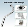 XIKOBY Center Rear Exit Exhaust Pipe Kit Compatible with Mini
