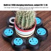 10A Multifunctional Power Strip Socket 5 Sockets Outlet with USB