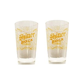 Shiner Bock Signature Pint Glass - Set of 2