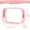 TSA Approved Clear Toiletry Bag, VASCHY 3 Pack Clear Makeup