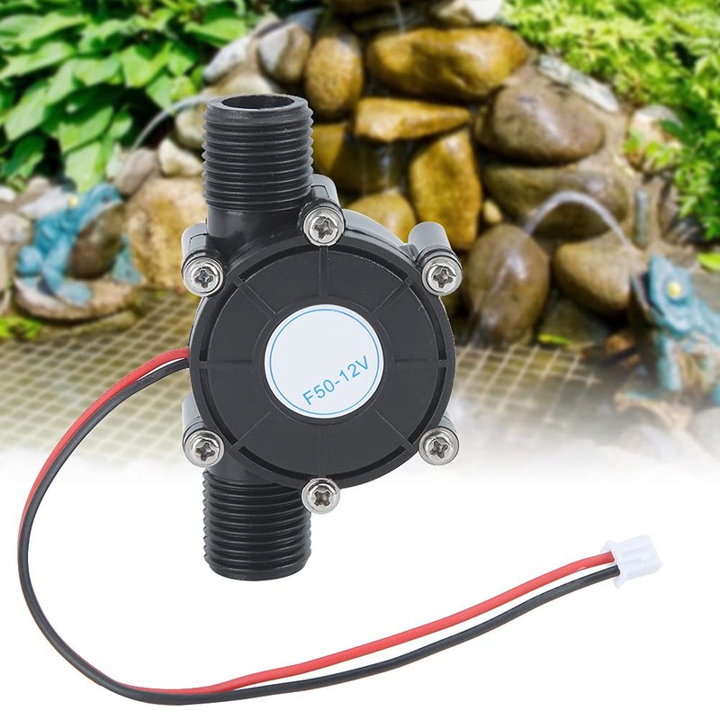 MUNEFE 12V 10W Water Generator, DC Water Turbine, Wind Mill