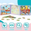 GSrenyu 2 Pcs 3-in-1 Magnetic Puzzles for Toddlers, Toddler Jigsaw