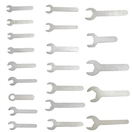 Lotatheta 1.5-2mm Thin Brake Wrench Adjusting Offset Bolts Wrench Bicycle Tool Kit Spanner Cone Wrench Bike Cycling 4-24mm 21 Sizes