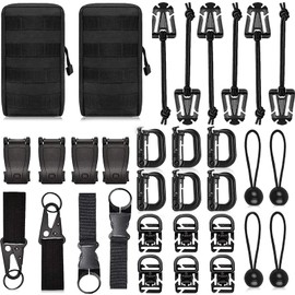 Molle Accessories Kit for Tactical Backpacks-32 Pcs