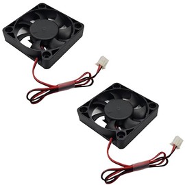 12V Cooling Fan, DC Brushless Fan for PC, Arduino, 3D Printers, and DIY Projects, 2 Pieces