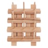 12 Spools Wooden Sewing Thread Holder Foldable Bobbin Hanging Rack