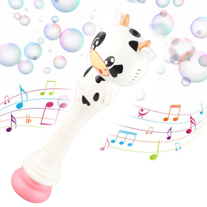 Bubble Blower Wand Boys Girls Toddlers Electronic Bubble Blowing Toy