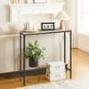 HOOBRO Narrow Console Table, 29.5" Small Entryway Table, Thin Sofa
