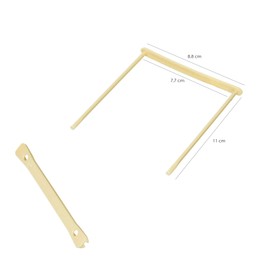 Fast 50 x Beige Plastic Archive Binder for Standard Documents 9cm