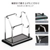 SANRUI Vertical Business Card Holder Acrylic Black Base Desktop Business