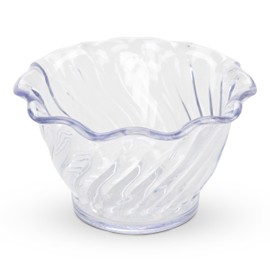 Carlisle FoodService Products 453207 Mini Plastic Parfait Cup, 5.4 oz, Clear