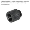 MECCANIXITY Male to Female Extender Fitting Black G1/4 x 20mm