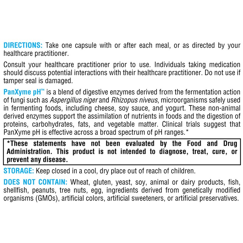 XYMOGEN PanXyme pH (90 Capsules)