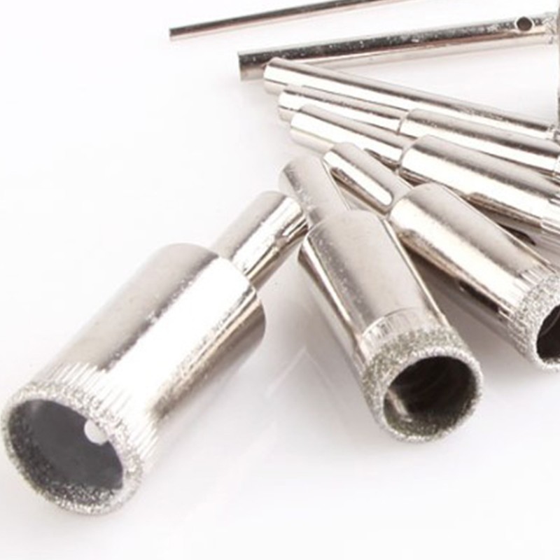 15Pcs Marble Hole Opener Stainless Steel Incisive Marble Drill Bits