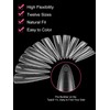 EBANKU 120 PCS Clear Full Cover Dual Nail Forms System
