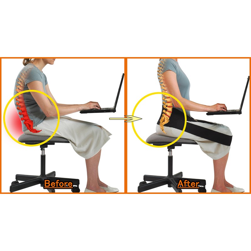 Laxnar (M Pink), Waist Belt, Pelvic Belt, Posture Correction, Core