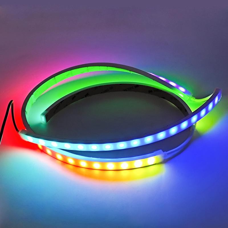 27-Inch RGBIC LED Strip Light for Gaming, Smart App Control,