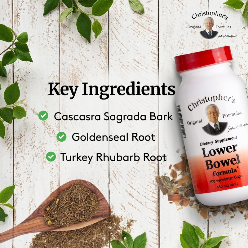 Christopher's Original Formulas Lower Bowel Cleanse Formula Capsules - Herbal