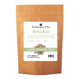 The Republic of Tea Silver Rain White Full-Leaf Tea, 75 Pounds / 200 Cups