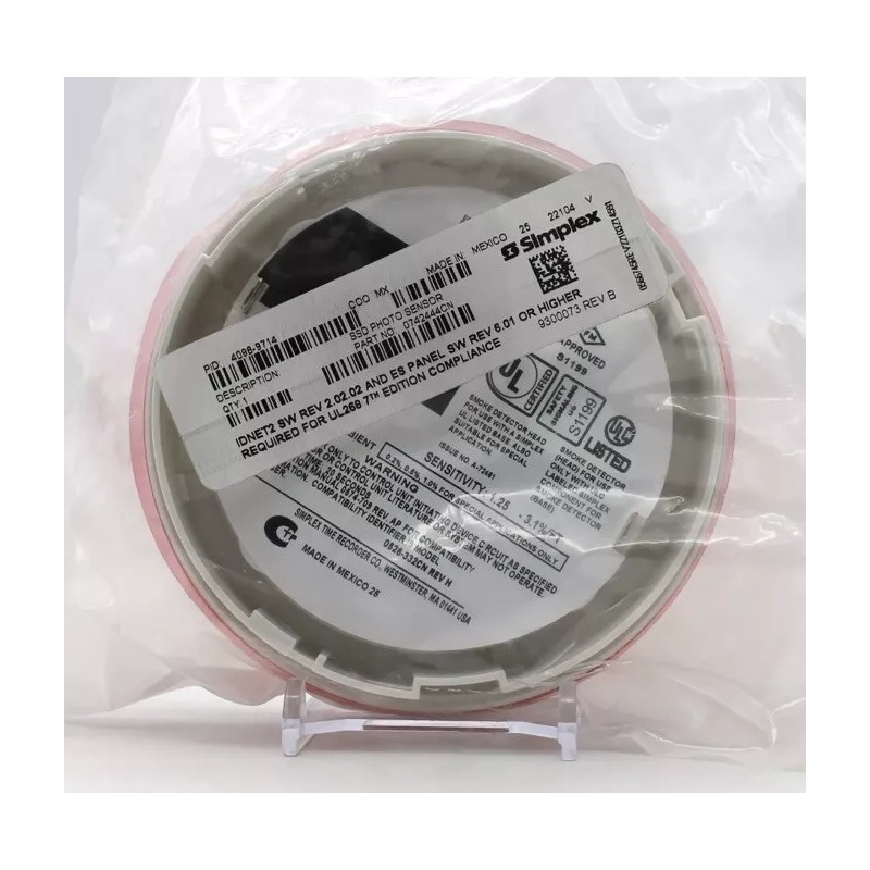Simplex HOTSimplex 4098-9714 - Photoelectric Smoke Sensor Detector True Alarm