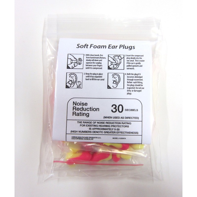 Soft Foam Earplug 20 Pair VALUE PACK