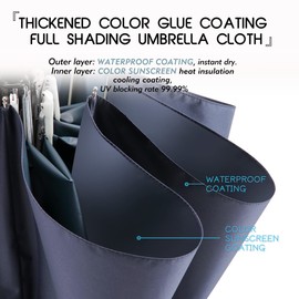 FDJASGY Color Compact Folding Travel Parasols Sun Umbrellas Auto Open Close Windproof Anti-UV Umbrella Blocking UV Protection