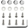 LFPartS Premium Slim Style Stainless Steel License Plate Frame (2-Hole,