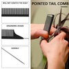 MAXQUU Pack of 10 Metal Braiding Rings 1 Piece Black