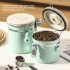 Coffee Canister Mint Green Food Grade Stainless Steel Airtight Coffee