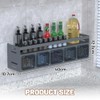 Soontrans Wall Spice Rack, 40 x 10.7 x 12.3 cm,