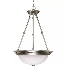 Monument 3-Light Pendant Brushed Nickel Finish #103085