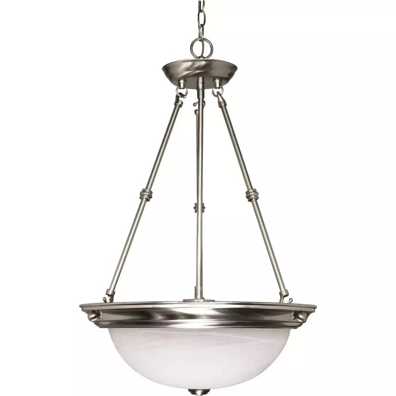 Monument 3-Light Pendant Brushed Nickel Finish #103085