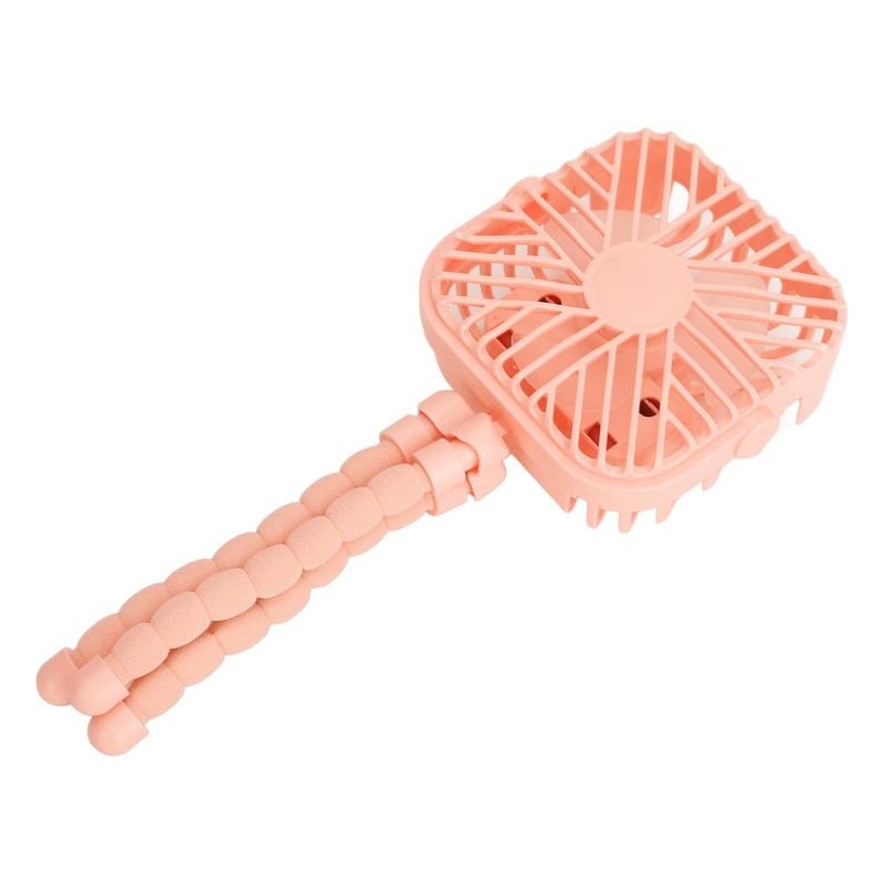 Portable Stroller Fan, 3 Wind Speed Flexible Camping Fan Winding