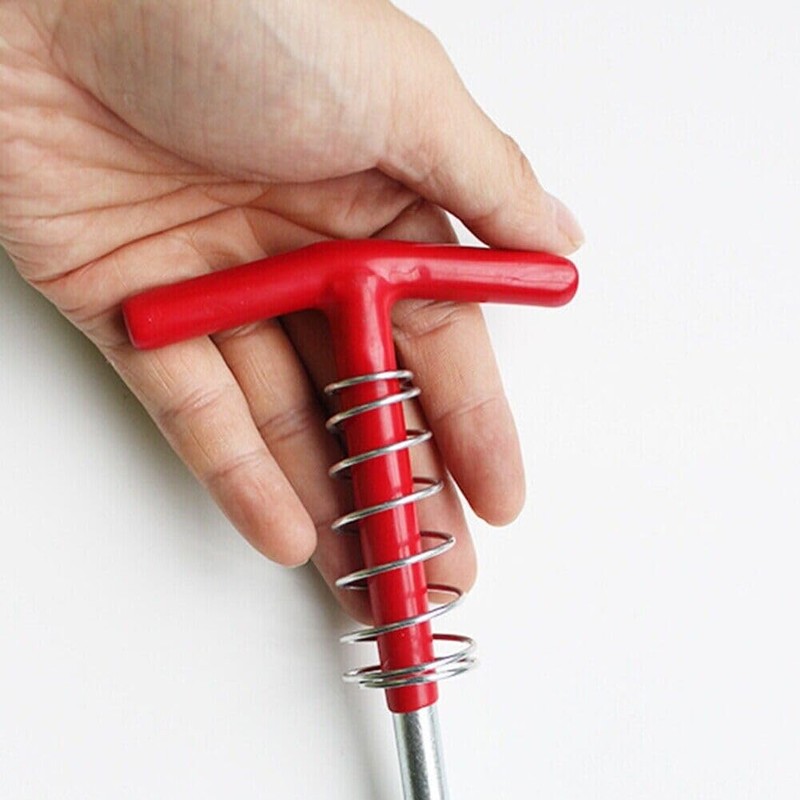 MAXPERKX Spark Plug T-Handle Flexible Spring Swivel Wrench Removal Handle