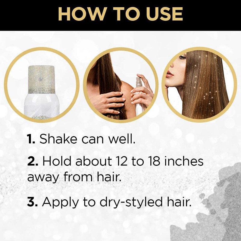 jerome russell B Wild Hair and Body Glitter, Gold/Silver, 3.5