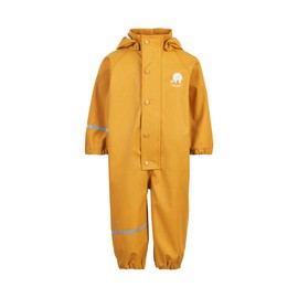 Celavi Unisex Basic Polyurethane (PU) Rain Suit, Raincoat, yellow