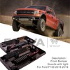WXQP Front Bumper Insert Lights Guards Bumper Caps Cover with