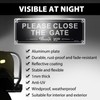 Guegine 3pcs Please Close the Gate Sign, Dog Loose Signs