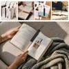 kdafio 4 Pcs Leather Bookmark, Classic Stitched Bookmark with Leather