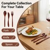 PureSphere 3Pcs Bamboo Travel Cutlery Set Reusable Portable for Camping