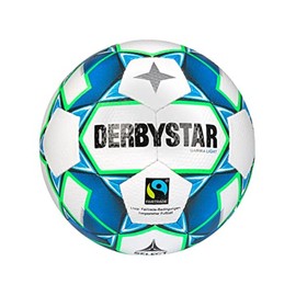 Derbystar Gamma Light V22 Football White Blue Green 5