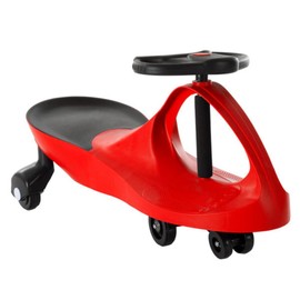 Wiggle Car - Ride on Toy for Ages 3 and Up - Toddler Ride on Toys with no Batteries, Gears, or Pedals Just Twist, Wiggle, and Go by Lil’ Rider (Red)