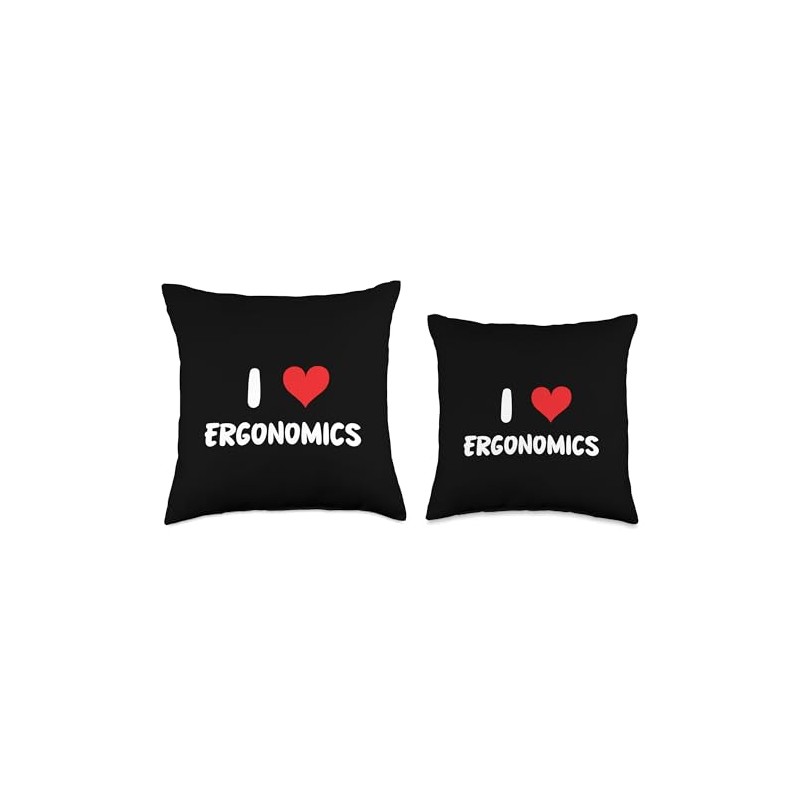 I Love Ergonomics - Heart - Professor Work Environment Throw