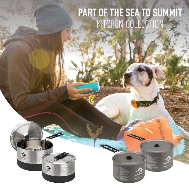 SEATO SUMMIT ADLTSET4 DELTALIGHT 4.4 Unisex Set, Titanium Grey