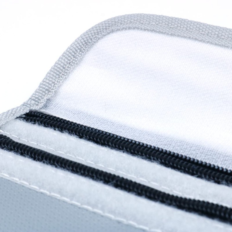 Tiardey Double Layer Erect Fireproof Money & Document Bag,11"x7" Protect