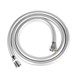 PVC Shower Hose 1.75m(69") -Smooth Shower Hose with Chrome, Universal Replacement,Flexible and Leakproof